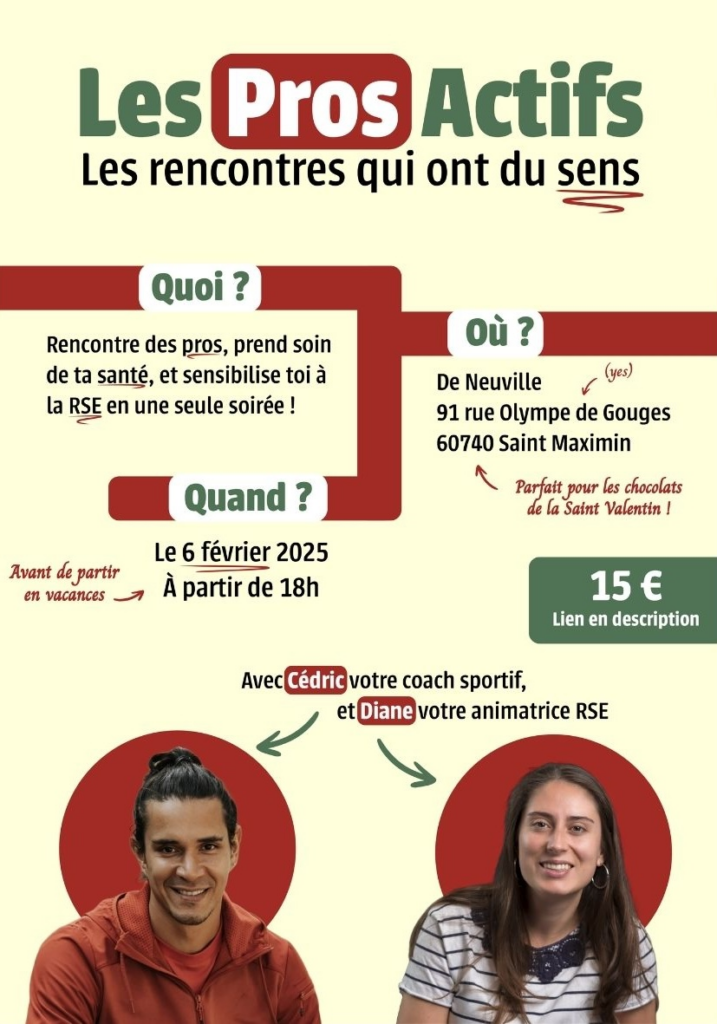Les organisateurs de l'évènement des Pros Actifs