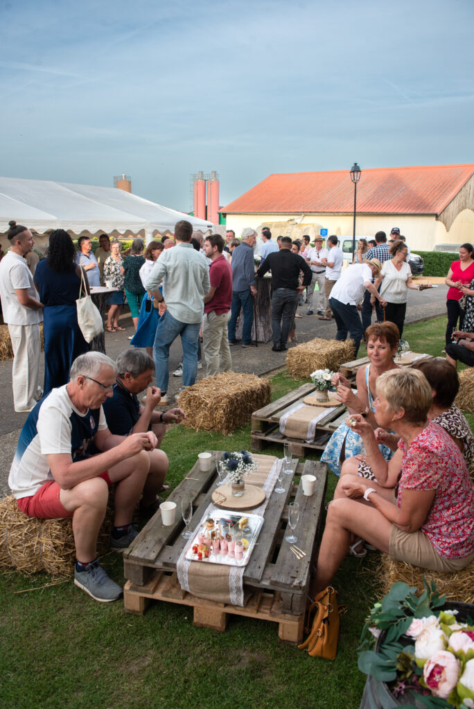 Inauguration d'un parc éolien RWE à côté de Beauvais dans l'Oise par l'agence d'évènementiel Com' Positive