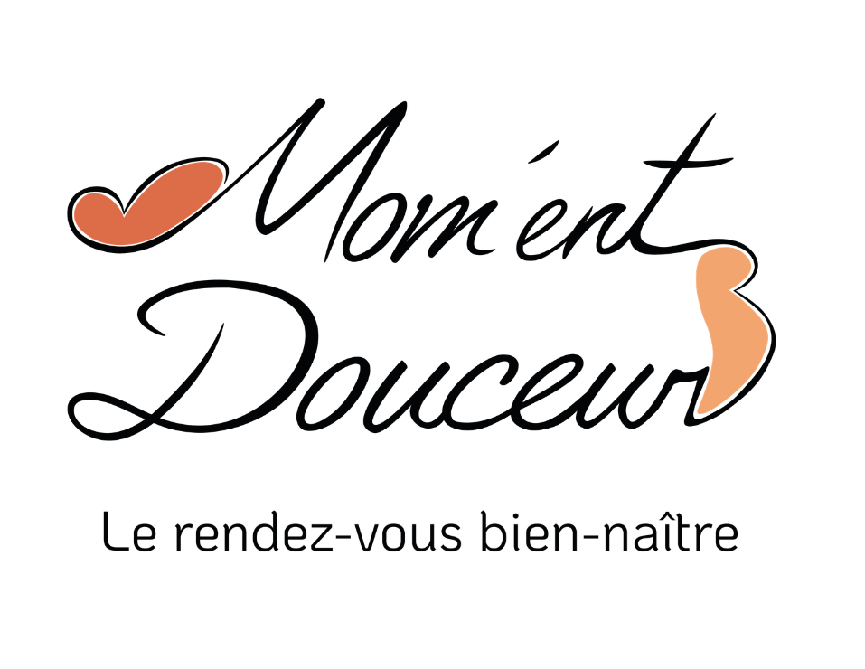 Logo Mom'ent Douceur créé par Com' Positive - Agence de communication dans l'Oise